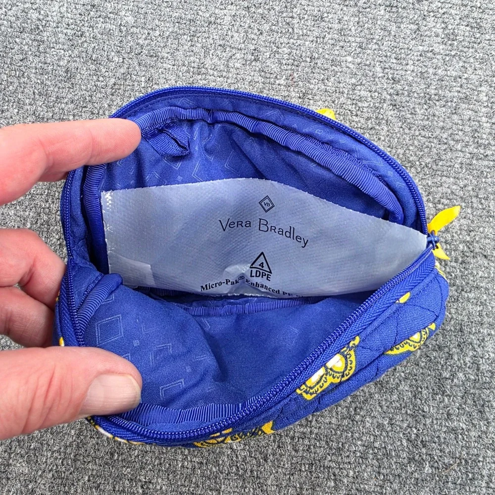 Vera Bradley NFL Los Angeles Rams Mini Belt Bag Royal Blue Yellow Floral Quilted
